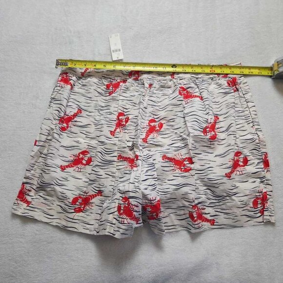 New XL Anthropologie The Wren boxer shorts in Lobster print - Picture 5 of 7